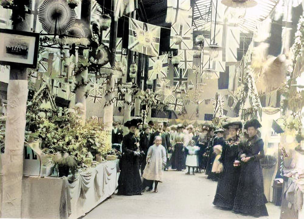 Vintage Mexborough market hall