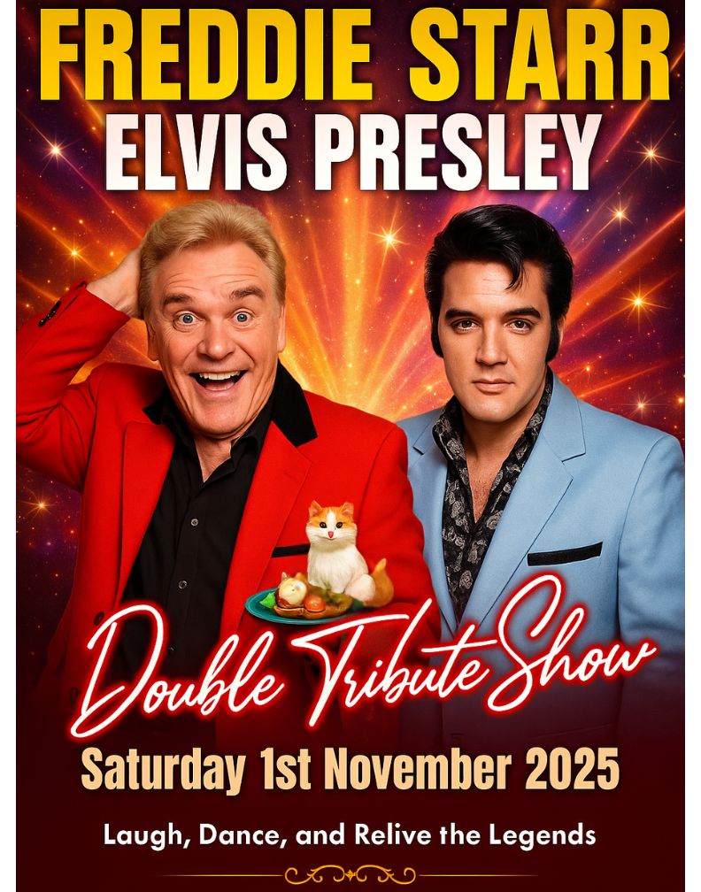 Freddie Starr and Elvis Tribute Ballroom Show Poster
