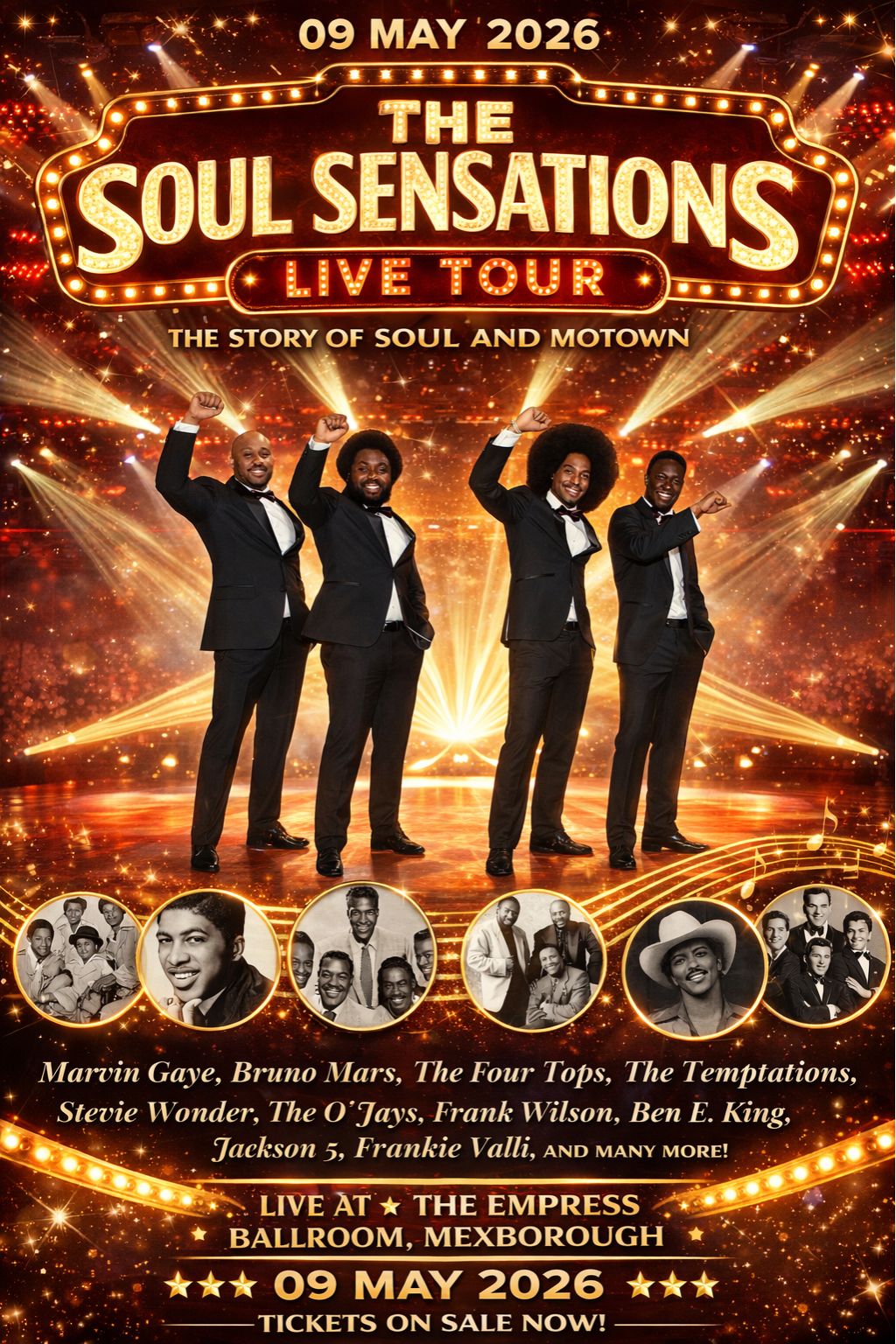 The Soul Sensations Live Tour Poster